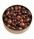 Boite de 320 g - Amandes, Noisettes et Grains de Café enrobés de Chocolat